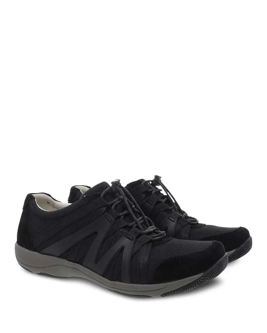 4852-360295 Dansko Women's Henriette Black/Black Suede