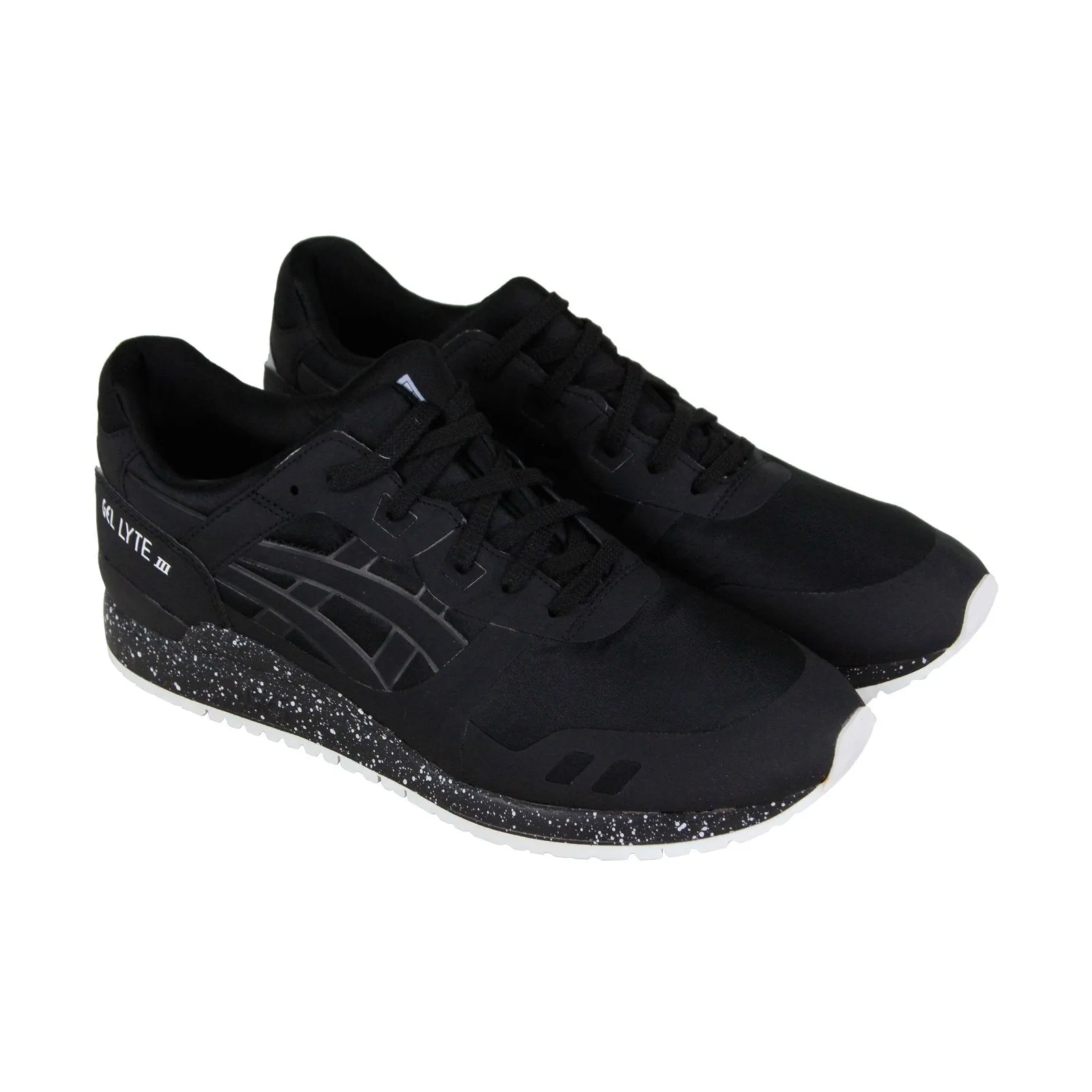 Asics Gel Lyte III Ns HN7Z0-9090 Mens Black Canvas Lifestyle Sneakers Shoes