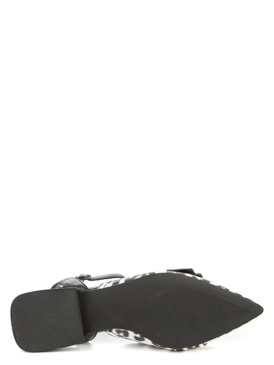 Betsy Animal Print Block Summer Shoes