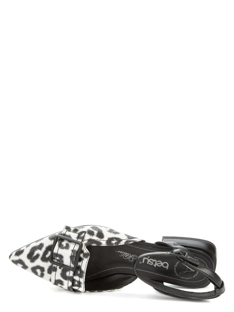 Betsy Animal Print Block Summer Shoes