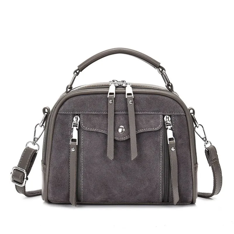 Christmas Gift Frosted Leather Handbag Vintage Crossbody Bags for Women 2021 New Luxury Designer Handbag High Quality Shoulder Bags Tote Bag