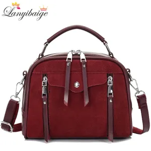 Christmas Gift Frosted Leather Handbag Vintage Crossbody Bags for Women 2021 New Luxury Designer Handbag High Quality Shoulder Bags Tote Bag