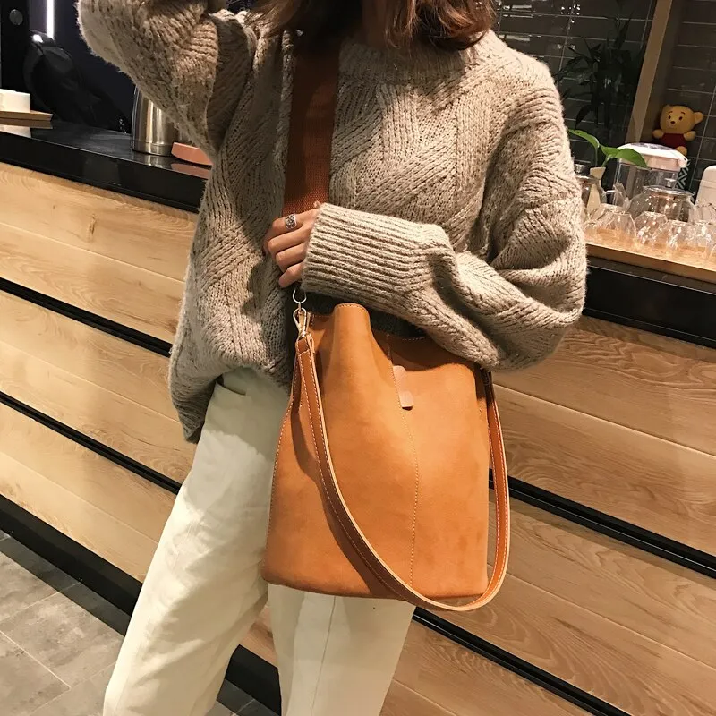 Christmas Gift Luxury Designer Handbags Ladies Bucket Bag PU Leather Shoulder Bags Large Capacity Crossbody Bags for Women 2021 New Tote Bag