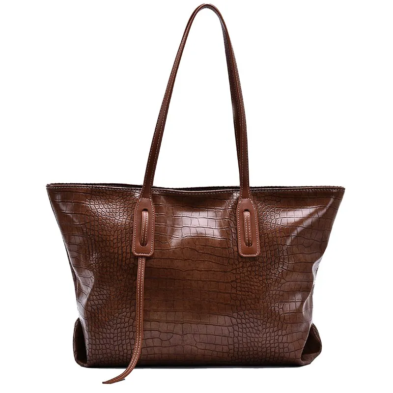 Christmas Gift Stone Pattern Ladies Tote Bags High Capacity PU Leather Shoulder Bags For Women 2020 Fashion Handbags Female Designer Handle Bag