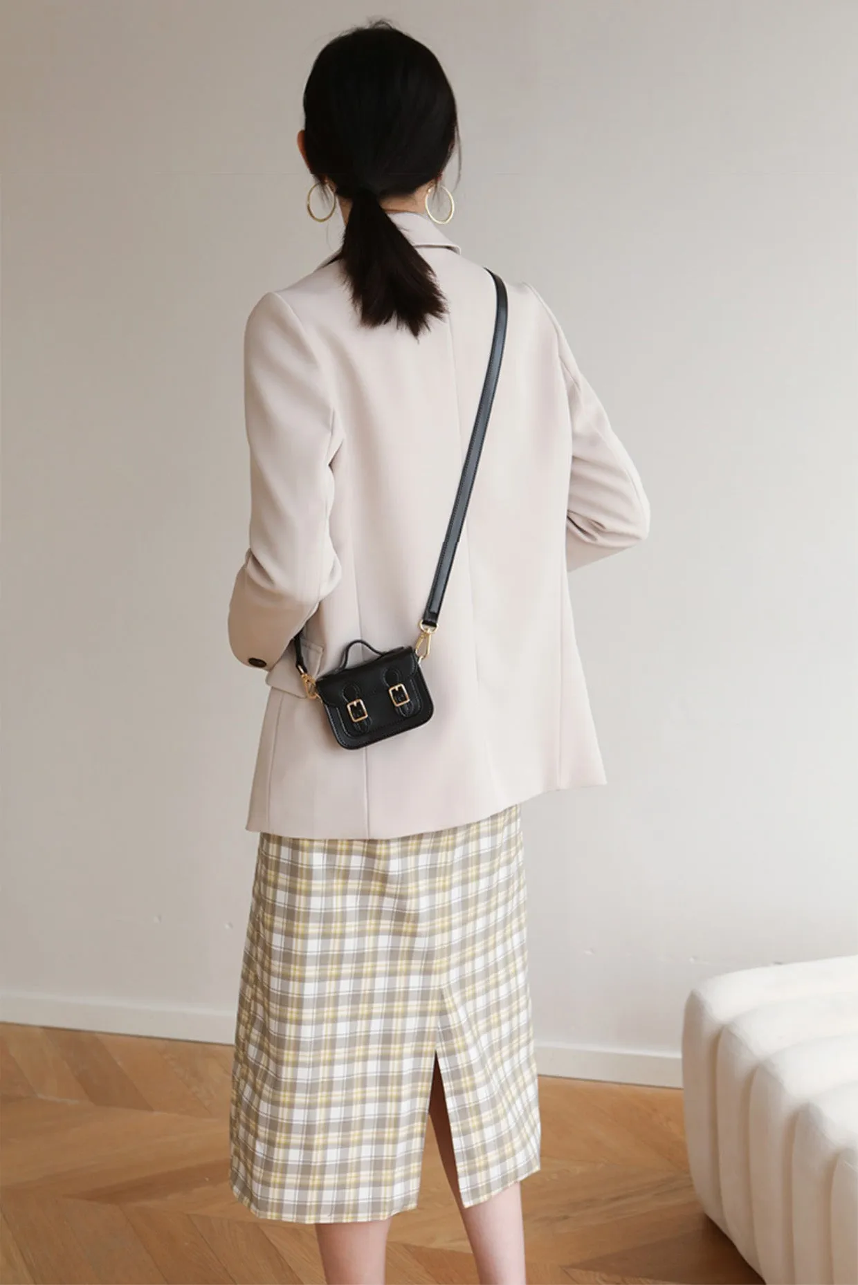 Cute Womens Mini Leather Crossbody Bag Black Leather Shoulder Bag