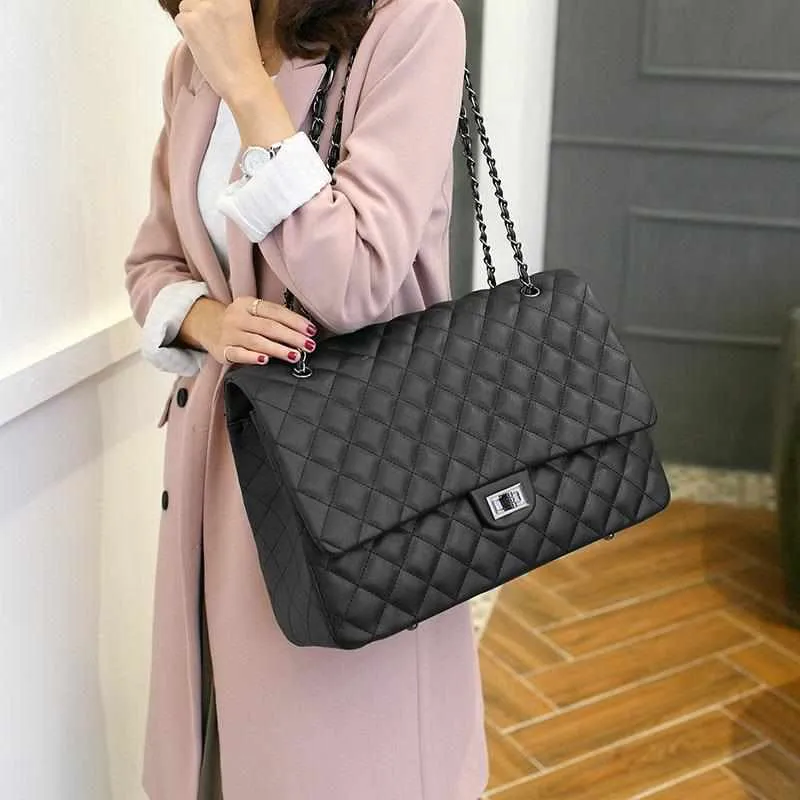 Luxury Large Shoulder Pu Leather Travel Crossbody Bags