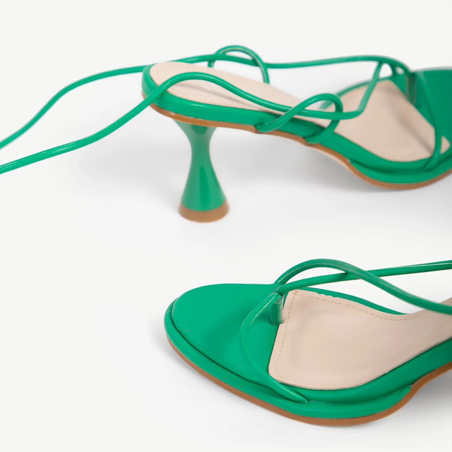 RAID Aydin Lace up Heel in Green