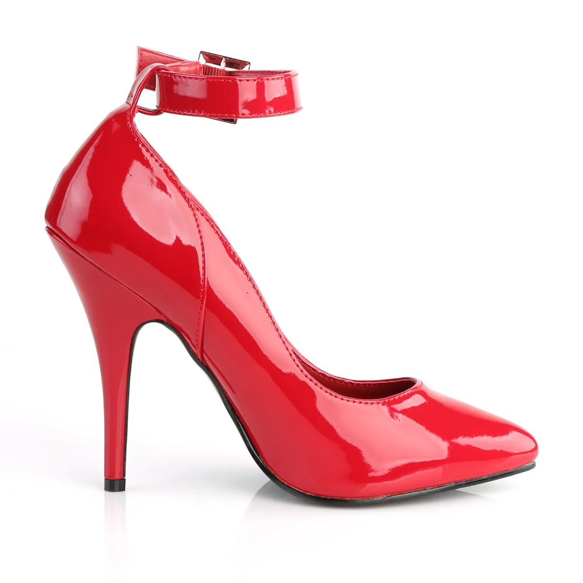 Seduce Ankle Strap Red Heels