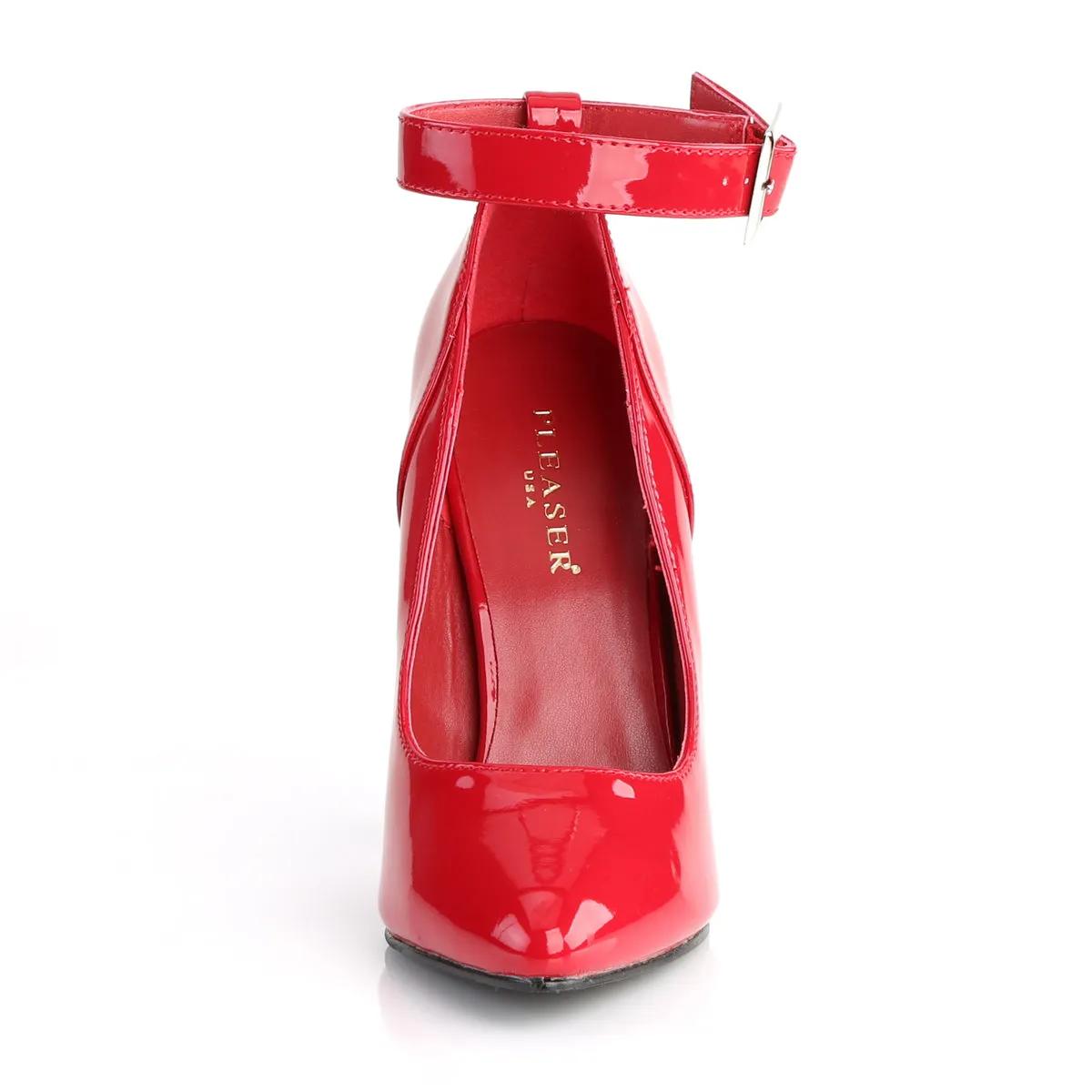 Seduce Ankle Strap Red Heels
