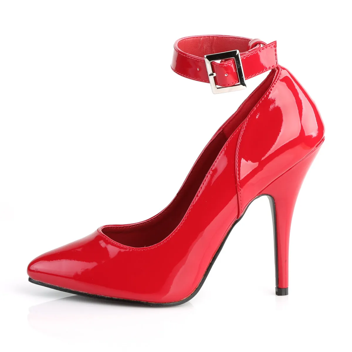 Seduce Ankle Strap Red Heels