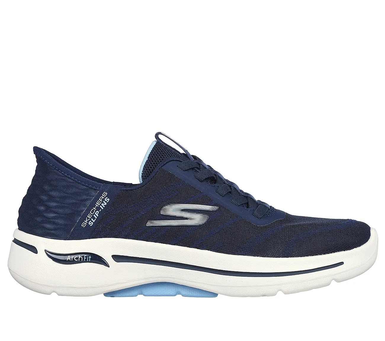 SKECHERS GO WALK ARCH FIT - WAVY SKY - 124884 - NVLB