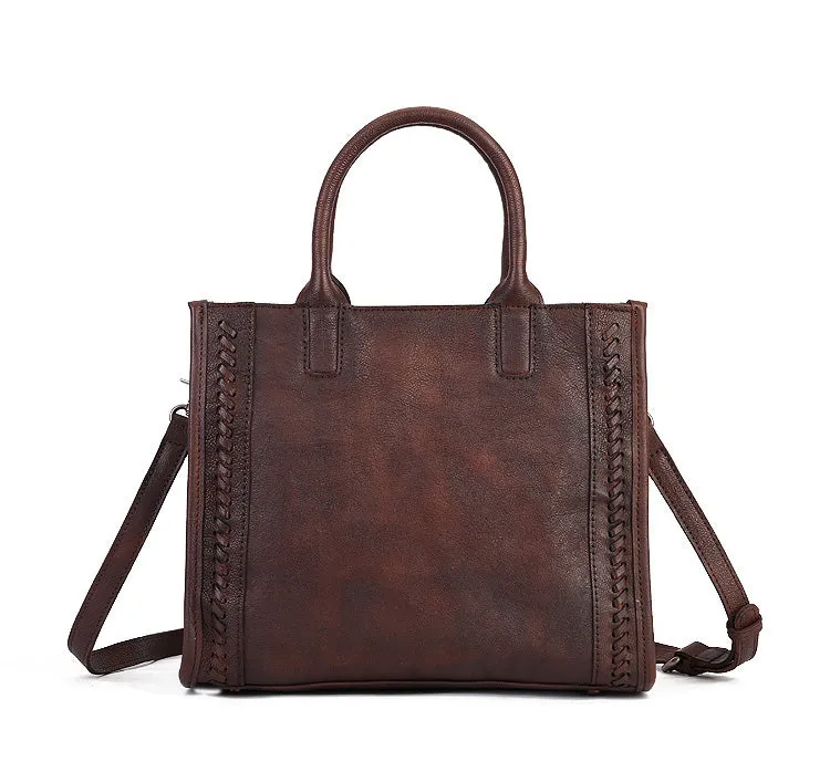 Small Ladies Tote Handbag Leather Crossbody Handbags For Women