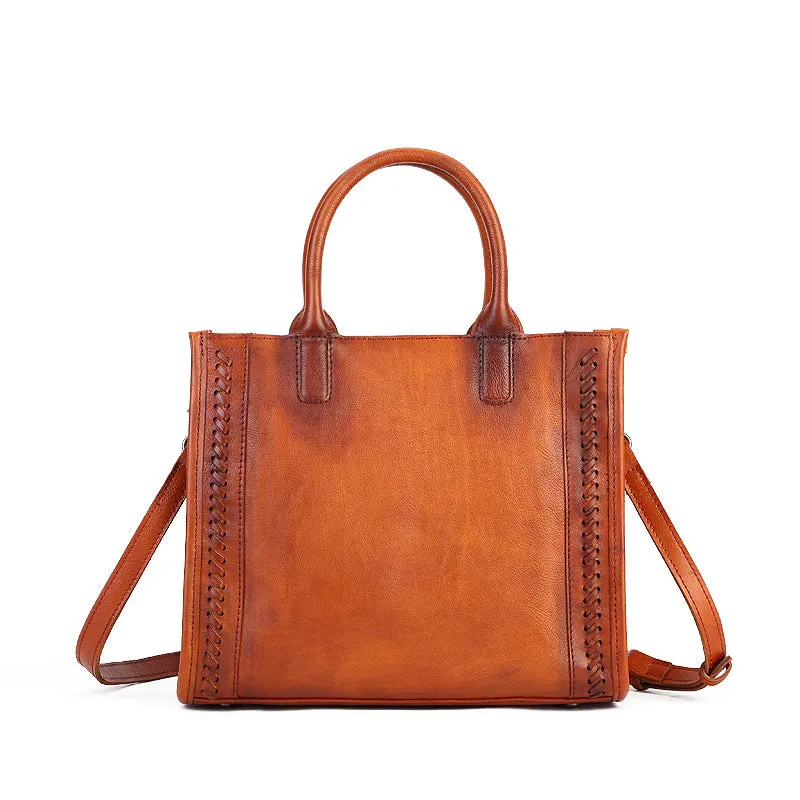 Small Ladies Tote Handbag Leather Crossbody Handbags For Women
