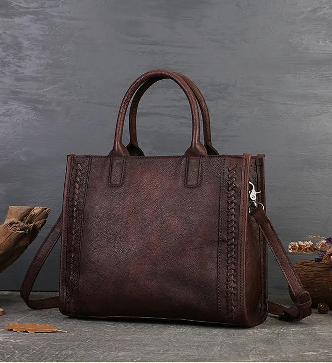 Small Ladies Tote Handbag Leather Crossbody Handbags For Women