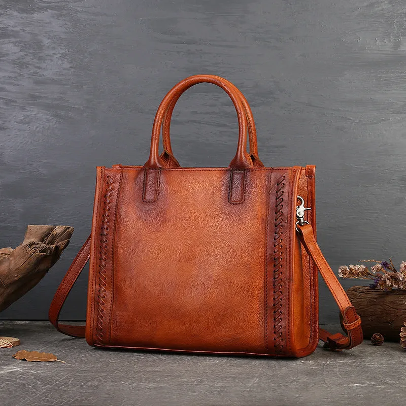 Small Ladies Tote Handbag Leather Crossbody Handbags For Women