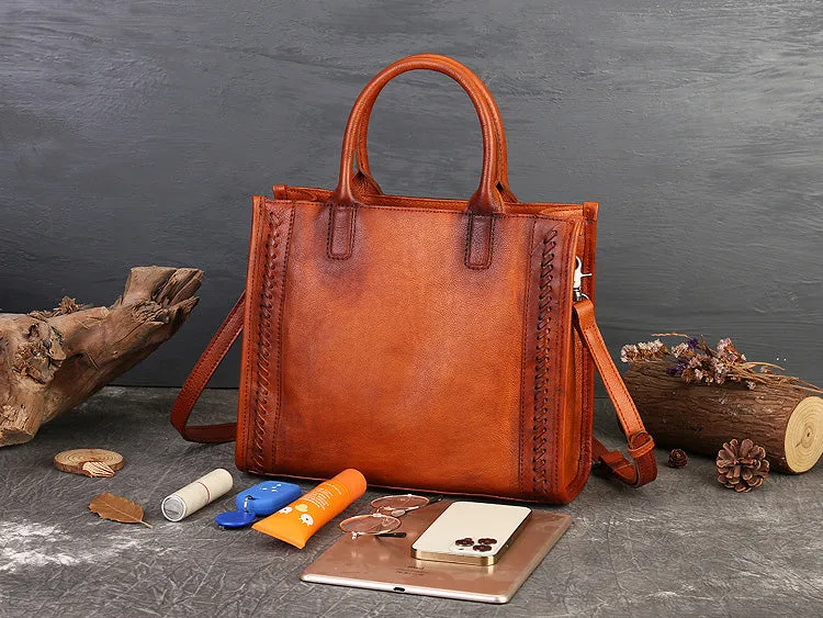 Small Ladies Tote Handbag Leather Crossbody Handbags For Women