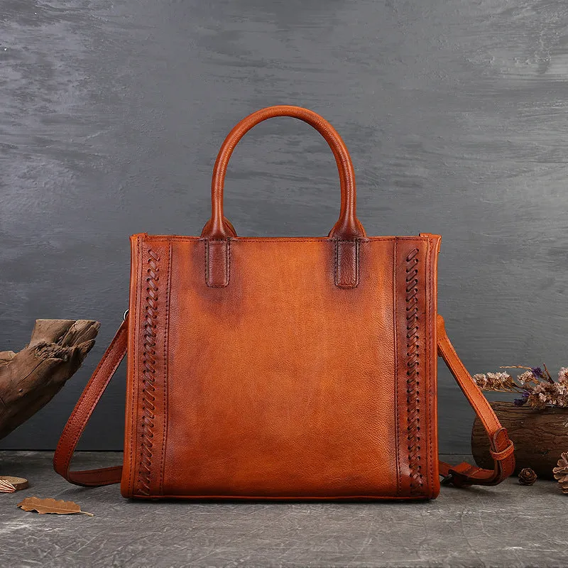 Small Ladies Tote Handbag Leather Crossbody Handbags For Women