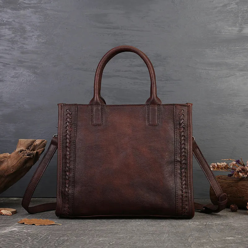 Small Ladies Tote Handbag Leather Crossbody Handbags For Women
