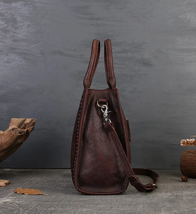 Small Ladies Tote Handbag Leather Crossbody Handbags For Women