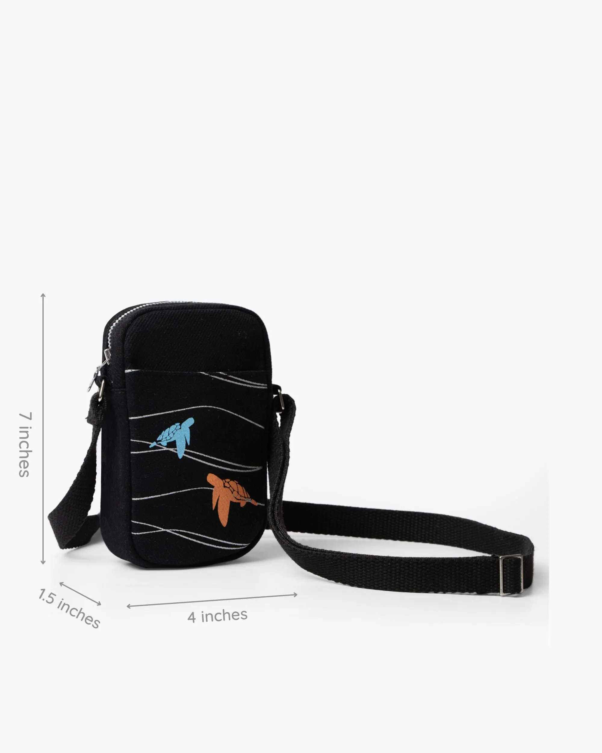 The Phone Bag (Pack of 2)- Flora & Sea Turtle