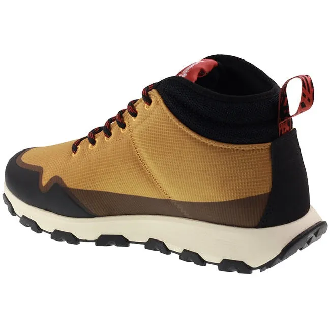 Timberland Boots Mens Winsor Trail Waterproof Mid Fabric Wheat Ripstop