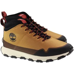 Timberland Boots Mens Winsor Trail Waterproof Mid Fabric Wheat Ripstop