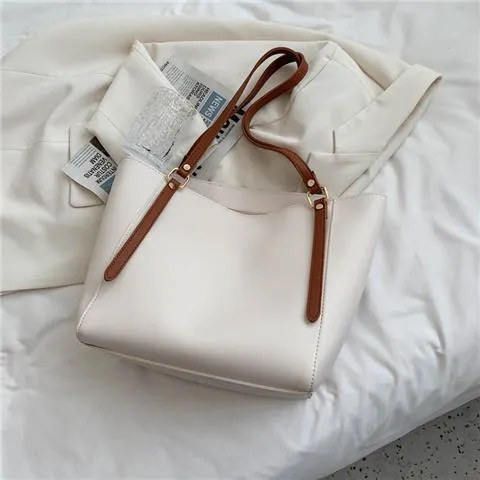 Tote Bag Shoulder Bag Female Women Designer Handbag  Backpack Women Bag Zipper Fashion 2021 New Trend PU Leather High Capacity