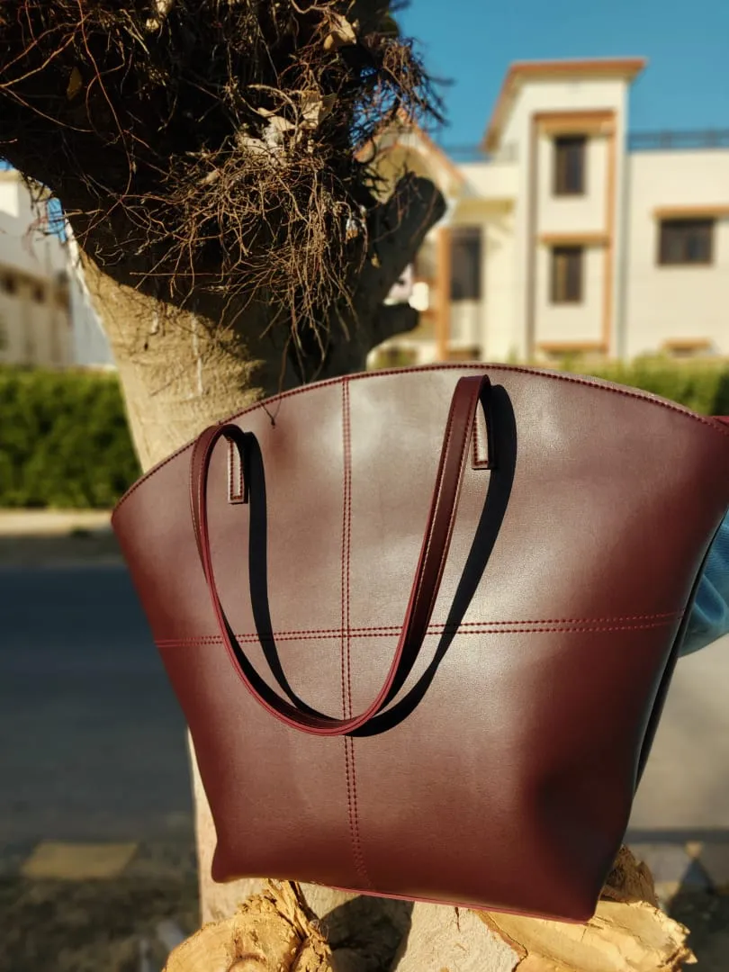 Tote Bags Currant Maroon