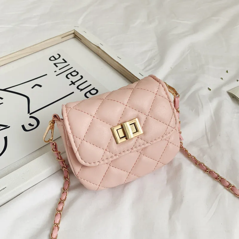 Wholesale children's bags PU leather diagonal shoulder bag JDC-SD-JiaQ080